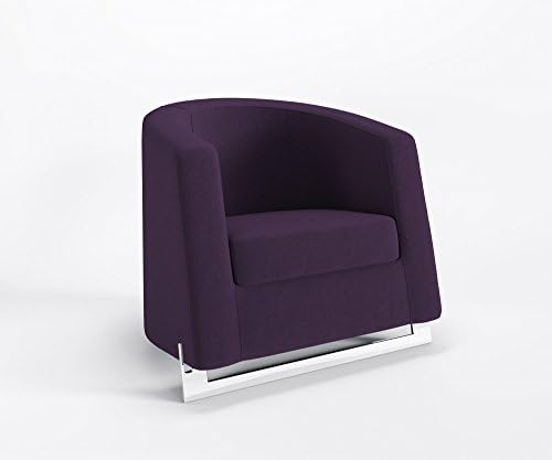 Marbet Style Lounge Armchair Noble C Club Chair Relaxing Armchair Lounge Chair Pads Weave Luna - L65 - Violet