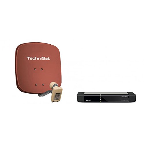Preisvergleich Produktbild TechniSat DigiDish 45 Double + Rot Schwarz TechniBox S4