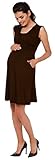 Zeta Ville – Damen Still Kleid Diskretes Stillen Skaterkleid Schwangere – 500c - 5