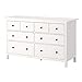 Produktbild HEMNES IKEA Kommode mit 8 Schubladen; in weiß; (160x96cm)