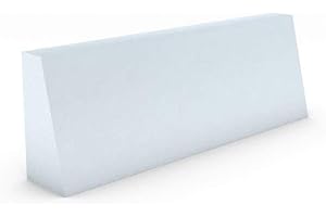 ‎MSS E.K. MSS e.K. Rückenkissen Palettenkissen 120x40x20/10 cm Schaumstoff für Europalette Keilkissen Auflage Polster