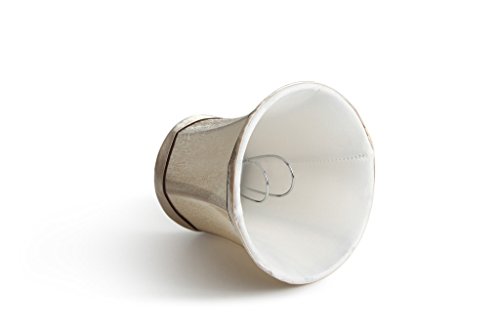 Splink 2pcs Lampenschirm Clip-On E12/E14 Stoff Stehlampe Wandlampe Tischlampenschirm mit Stain Trim 80*120*110mm - 6