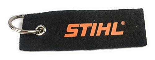 Preisvergleich Produktbild Stihl Schlüsselanhänger Filz Schwarz 10 x 3 cm