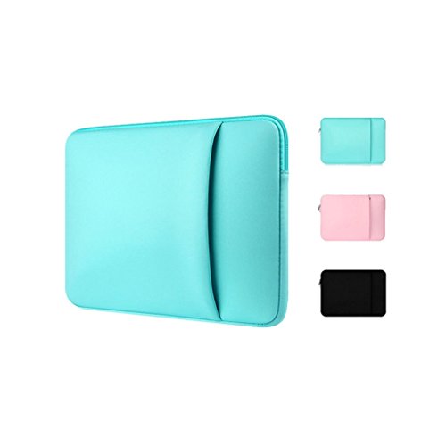 Reißverschluss Laptop Hülle Schutz Hülle Case Cover Schutzabdeckung Notebook Hülle für MacBook Pro / Air – Schwarz, 13 Zoll - 6