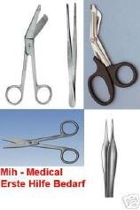 Preisvergleich Produktbild Instrumente Set - Komplett - Pinzette - Schere - Kleiderschere LIEFERUNG VON MIH Medical