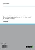 Image de Ökonomische Analyse des Rechtsstreits U.S. Department of Justice vs. Microsoft