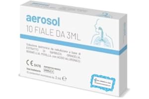 DR. CORRADINI BIO - HEALTH Dr. Corradini® Soluzione in Fiale Monodose da Nebulizzare - Per la Pulizia delle Vie Respiratorie, Tosse e Raffreddore - con Sambuco, Grindelia, Boswellia, Perilla, Acido Ialuronico - 10 fiale