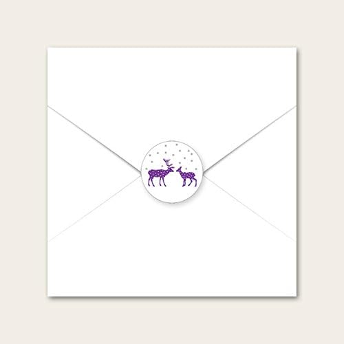Winter Reindeer - Wedding Envelope Seals