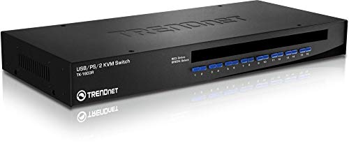 TRENDnet TK-1603R - Switch de Montaje en Bastidor de 16 Puertos