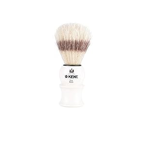 Kent Imitation Badger Shaving Brush Small Mock Ivory - Image 3