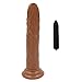 Price comparison product image 7.28 inch Big Flexible with Strong Suction Cup Toys for s Porn Toys for Woman,Brown Black