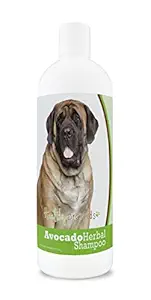 Healthy Breeds Herbal Avocado Dog Shampoo for Dry Itchy Skin for Mastiff - Over 100 Breeds - Flea and Tick Product Safe - For Dogs with Allergies or Sensitive Skin - 16 oz