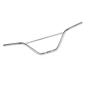 OZANGO Bike Universal Handlebar Silver Chrome Handle Bar Rod Thick Pipe For Royal Enfield Classic Battle Green 350