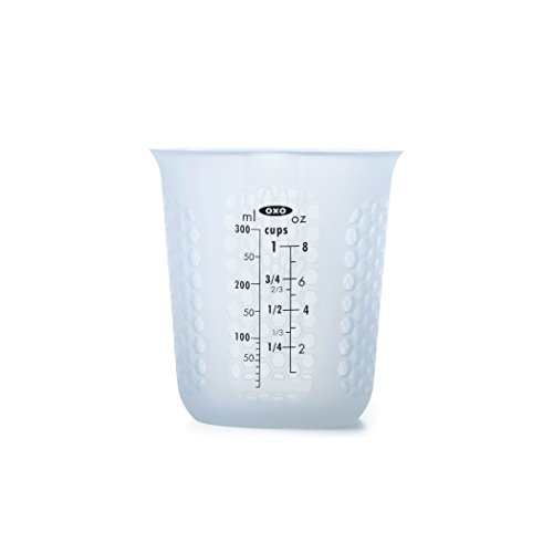 OXO Good Grips 250ml Messbecher, Silikon, 8 x 8 x 10 cm