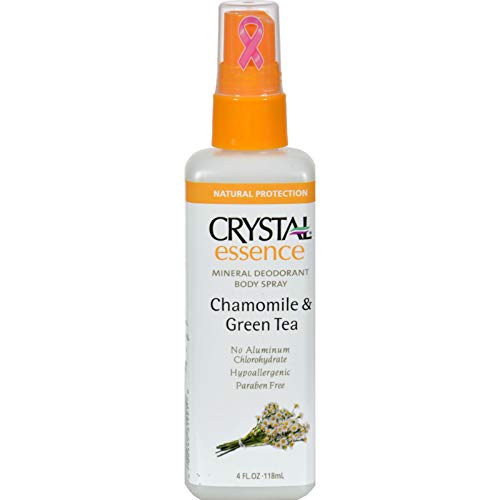 CRYSTAL ESSENCE - Body Spray Chamomile Green Tea - 4 fl. oz. (118 ml)