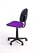 Coavas Fabric Ergonomically Executive Office Desk Chairs, Mesh High Back Children Chair(PURPLE)
