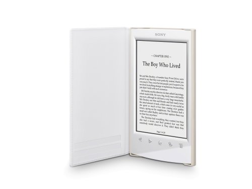 Weißes Standard-Cover für den Reader (PRS-T1/T2): Dieser elegante Einband schützt den Reader (PRS-T1/T2) vor Schmutz und Kratzern. Er lässt sich ... Reader beim Lesen besser in der Hand liegt