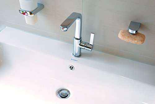 KNOPPO® Waschbecken Überlauf Abdeckung, Überlaufblende – Fan (6 verschiedene Design-Modelle) chrom - 4