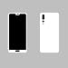 Produktbild Huawei P20 Pro Weiß Design Schutzfolie Designfolie Skin Faceplates Schutz Folie (Herstellung in Deutschland)