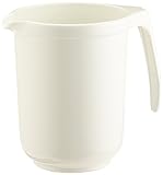 Apto para microondas Emsa Superline Jarra para Mezclar con Asa, Plástico, Blanco, 1.2 L, 1 Unidad