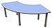 Produktbild mobeduc – Kindertisch 1/4 Creolen, Holz 140 x 65 cm, talla 3 Haya y azul lavanda