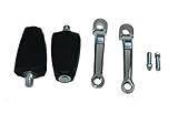 - Länge Pedalarm: 135mm Pedal Arme, Tretkurbel Set inkl. Pedale für Zündapp, Hercules Mofa, Moped