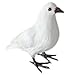 Segolike Artificial Bird Standing Pigeon Vivid Feather Realistic Figurine White RS.850.00