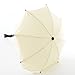 Lux4Kids Baby Pram Pushchair Sun Parasol / Universal Beach Umbrella Shade Canopy 21 Beige Cream