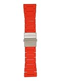 Diesel Uhrband Wechselarmband LB-DZ4503 Ersatzband Edelstahl 28 mm Rot