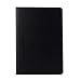 Produktbild DaGeLon Elegant Hülle für iPad Air 2 / iPad 6, Schlicht Robust Flip Schutzhülle Vintage Schick Cover Auto aufwachen / Schlaf Funktion Kasten Standfunktion Schale Prämie PU Leder Tasche, Schwarz