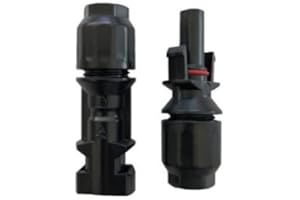 ENERGIASOLARE100 RISPARMIARE SENZA INQUINARE Coppia di connettori MC4 Compatibili per Pannelli Solari Fotovoltaici