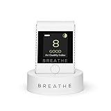 BREATHE|Smart : Moniteur de Qualité de l'Air, Mesure la Qualité de l'Air à l'Intérieur et à l'Extérieur. Réduire Votre Exposition à l'Air Toxique.