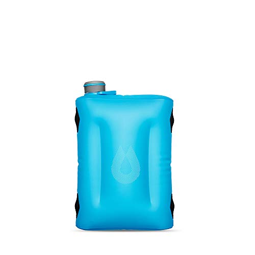 Hydrapak Water Seeker - Borraccia Flessibile, Malibu Blue, 4 Litre