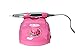 Belle Pink Electric Nail Art Drill File Machine Grooming Kit with 6 Bits for Manicure Pedicure UK Plug - 220V Nails Beauty Tools