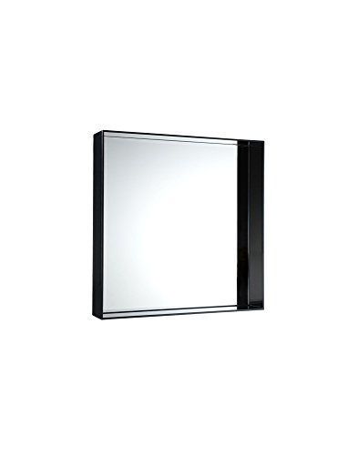 Kartell Only Me Spiegel, Bambus, dunkel schwarz, 9 x 50 x 50 cm - 3