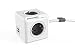 Produktbild Allocacoc PowerCube USB und Extended USB Steckdosenleiste (4x Verteiler, Max 3500W, 16A/230V, 2 USB Port 5V/ 2.1A Schuko) mit 3M/ 9.8ft Verlängerungskabel Power Strip mit 5 Steckdosen (Grau)
