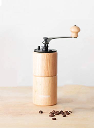 YXS Manuelle Kaffeemühle für die präzise Zubereitung von Kaffeebohnen, Gewürzen, Nüssen und Körnern, um sicherzustellen, DASS Sie den frischesten und leckersten Kaffee erhalten,Braun