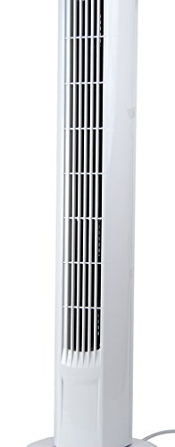 Ventilator Säulenventilator Leiser Tischventilator Turmventilator Klimaanlage 3 Stufen höhenverstellbar weiß Kühler Raum-Lüfter Luft-Erfrischer Lüftung - 5