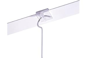 SHOP FITTING DIRECT BAZAAR Direct Bazaar Suspended Ceiling Hangers, Clips, Clear Plastic Hook