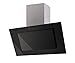 Produktbild Luxus Schwarz Glas Edelstahl Schräghaube CATA ATENEA 600 BK / Black / 60 cm / Anti-Kondensationsfilter / ECO LED / 780 m³/h / Qualität seit 1947