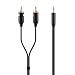 Produktbild Belkin F3Y116BF1M 3,5mm Klinke Kabel (1,0m) schwarz mit goldkontakt