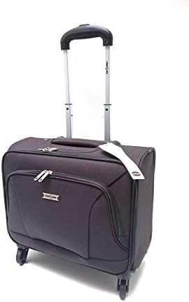 Pilot Trolley 4 wheels Horn PC PORT 15 '6 Pilot Hand Luggage Trolley SUITABLE FOR Ryanair Easyjet cm.42 x 40 x 20 black