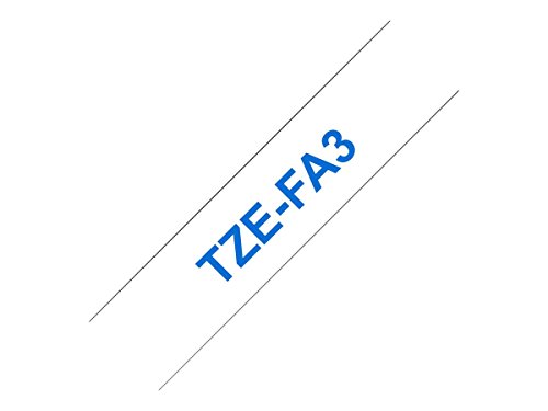 Unistar Iron-on Cinta Textil Cintas para Impresoras de Etiquetas Compatibles con Brother TZe-FA3 12mm x 3m Color Azul Blanco reviews Unistar Iron-on Cinta Textil Cintas para Impresoras de Etiquetas Compatibles con Brother TZe-FA3 12mm x 3m Color Azul Blanco