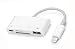 Produktbild LYOS 4 in 1 Adapter [USB, SD, Micro SD und 8 Pin] Steckplatz [Camera Connection Kit] passend für Ihr iPhone X, Xs, Xr, 8, Plus, 7, 6, 6s, 5, 5c, 5s, SE, 6, 6s, iPad Air, iPad Pro, iOS 12