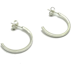 Sterling silber ohrringe reifen 925 Empress jewellery