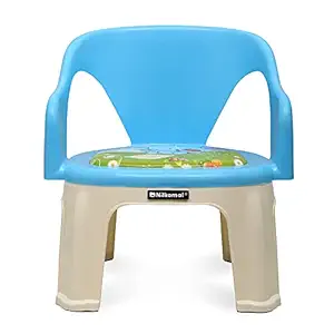Nilkamal Pups Kids Chair (Blue), 35 * 36 * 38 cm