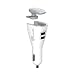 Produktbild Promate Aria-2 White 2-in-1 Mini Bluetooth Headset und Autoladegerät mit 2 USB Anschlüssen (5V 2.4A, 5V 1A) weiß