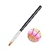 Price comparison product image Clest F&H Smudge Nail Art UV Gel Brush Round Nylon Brush Head Nail Art Pen Woodern Handle DIY Nail Tools