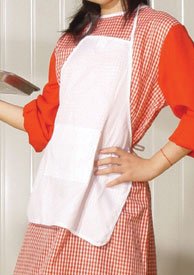 Dress up America Chef Apron (Size 12), White