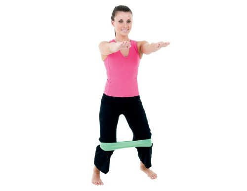 Banda elástica resistencia (color: azul de círculos, tamaño: 0.012 "H x 6" W x 48 D